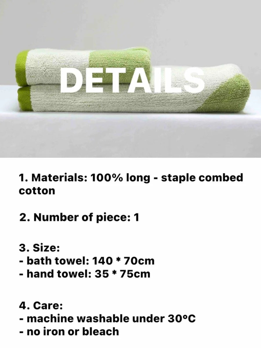 Cute Whimsical Pear Bath Towel - Ultra Soft, Absorbent, 100% Staple Cotton